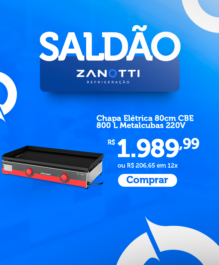 Banner Saldão Chapa Elétrica